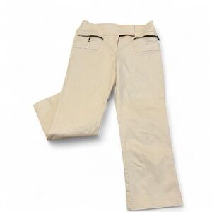 Cache‎ vintage Y2K low rise khaki capris women’s 6